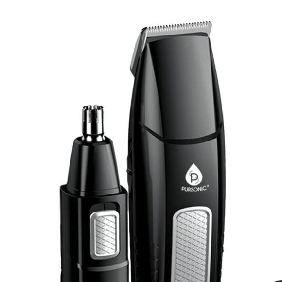 Pursonic Mario Lopez Men’s Grooming Kit Box. 10 Piece in Black. New in Box! - Picture 2 of 10